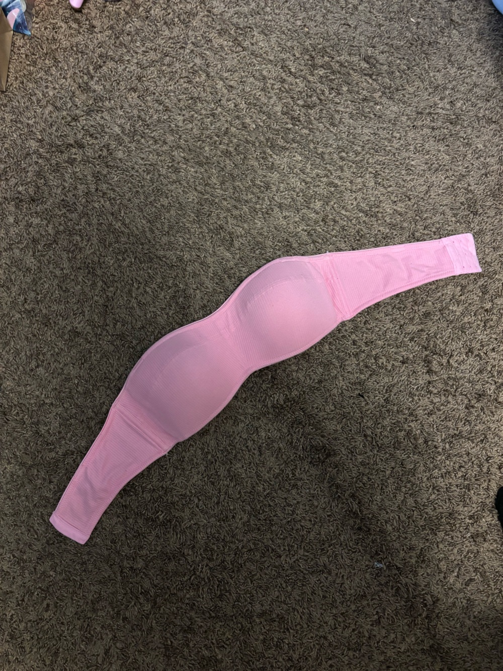 Strapless Light Pink Bandeau Bra